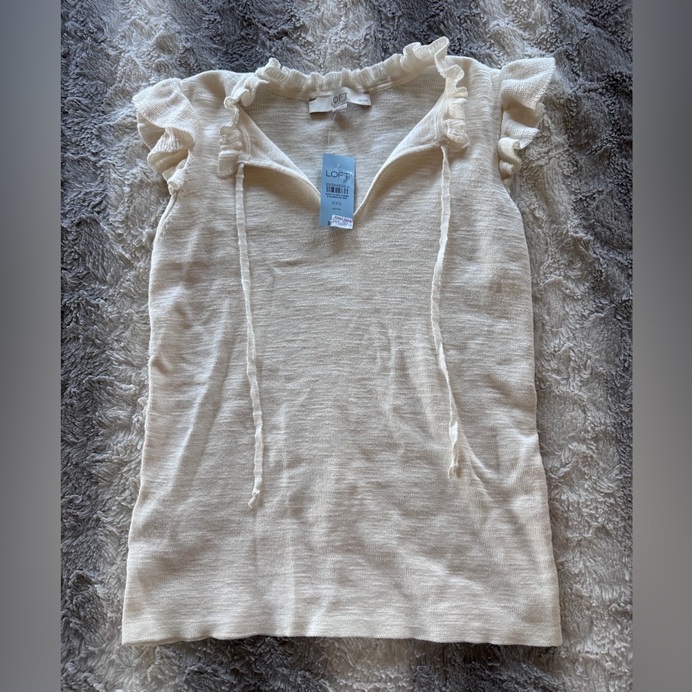Loft White Top